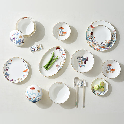 Cho Choong Do 16-Piece Dinnerware Set, Serves 2