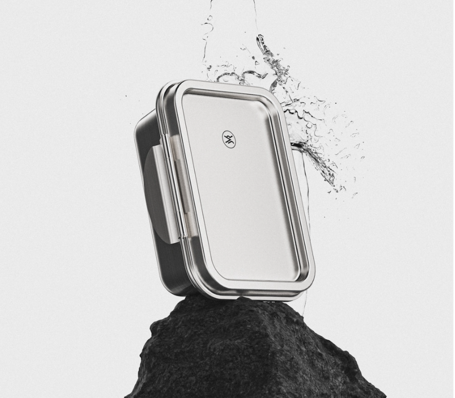 [JVR] Rectangle Food Container Stainless Steel