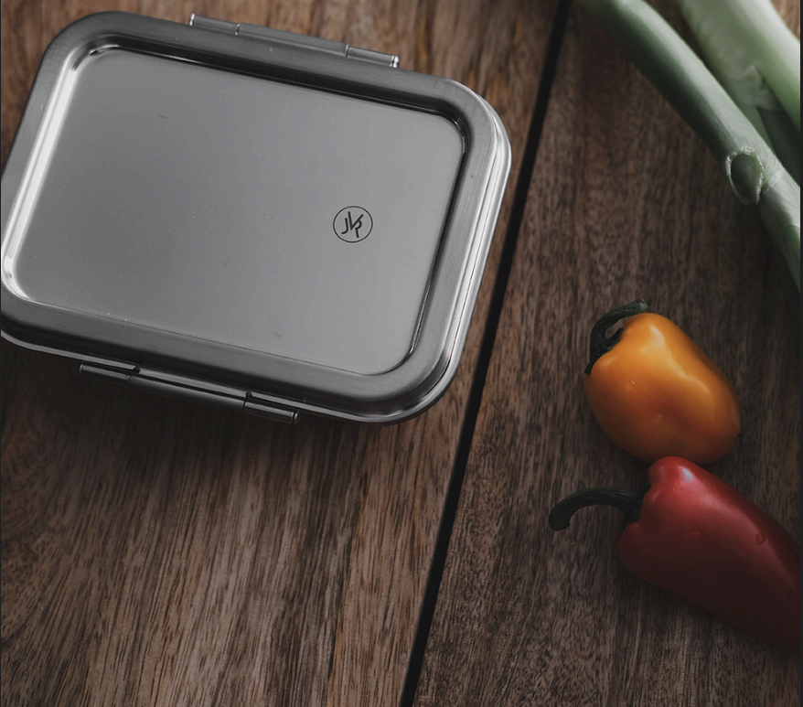 [JVR] Rectangle Food Container Stainless Steel