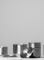 [JVR] Odorless Bowl Canister With Lid - Stainless Steel