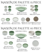 [Maison de Palette] Dinner Set for 4 people (15pc)