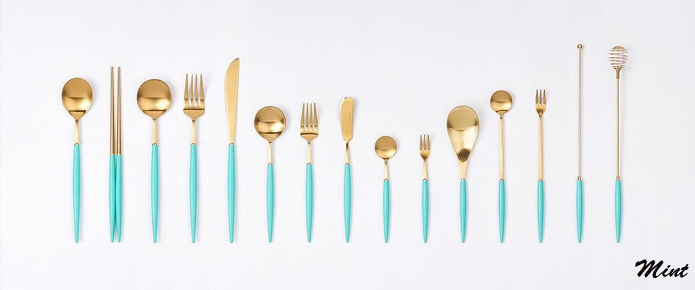 [Bogen] Bijou Gold Korean Soup Spoon