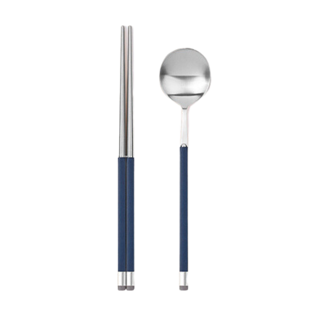 [Bogen] Kara Satin Dinner Spoon & Chopsticks Set