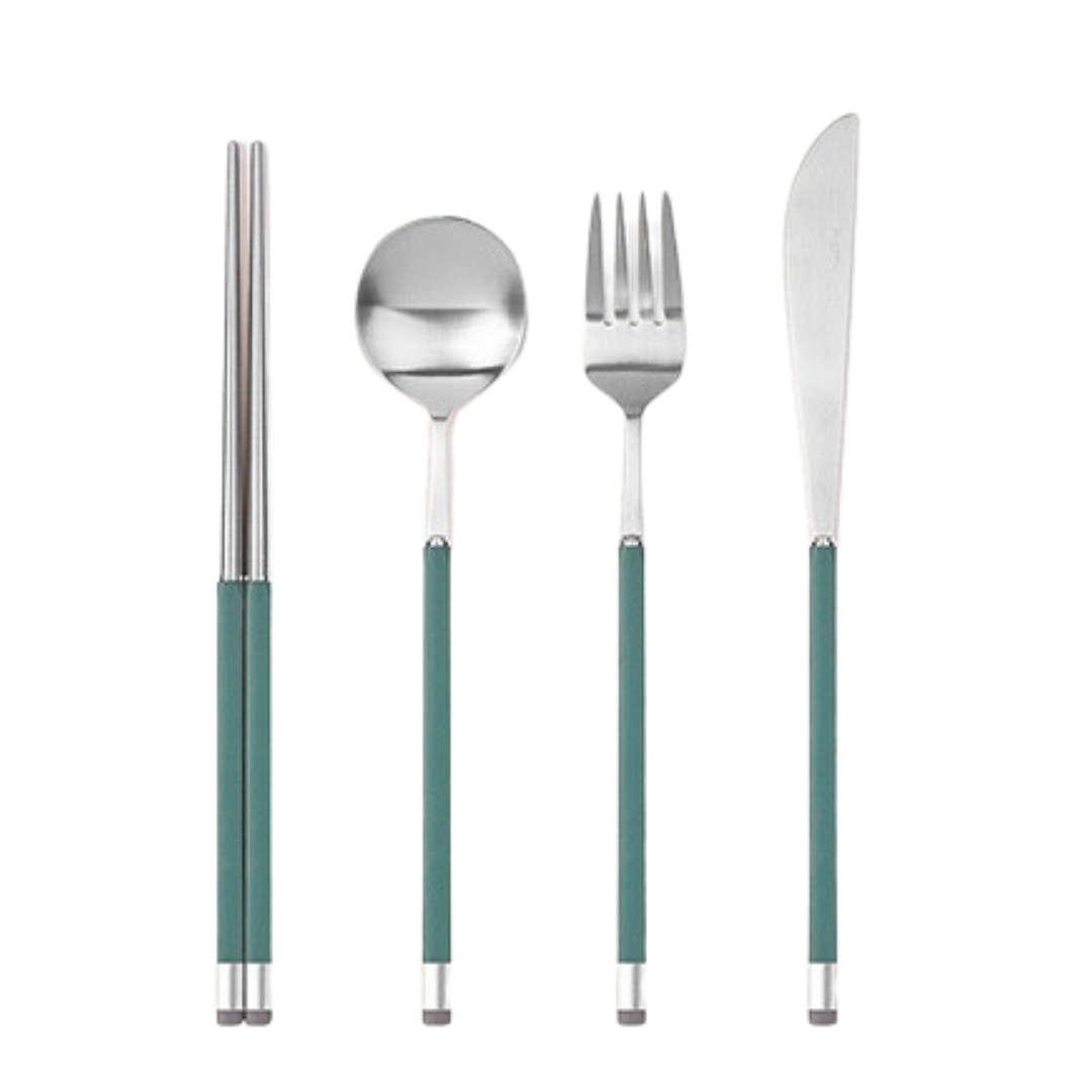 [Bogen] Kara Satin Dinner set, with Dinner Spoon (1 Set - 4 Pieces)