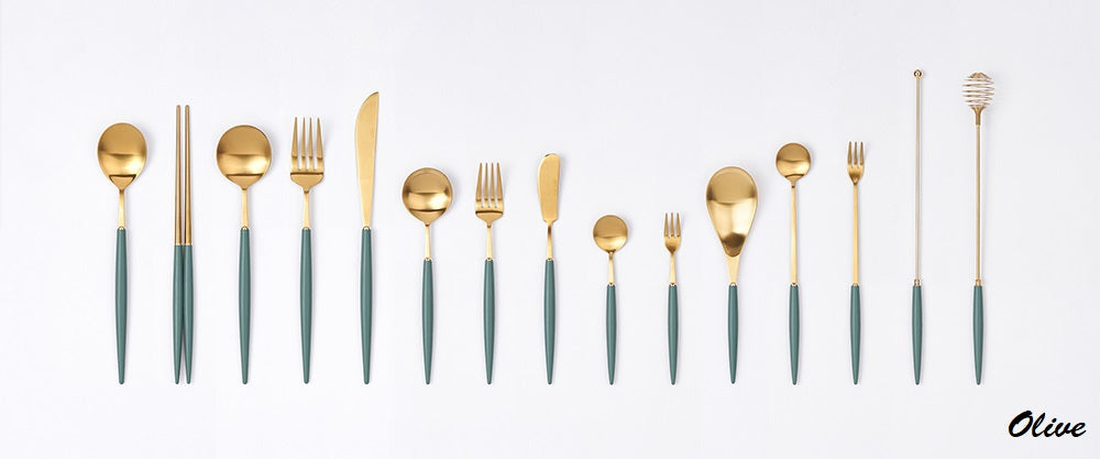 [Bogen] Bijou Gold Korean Soup Spoon