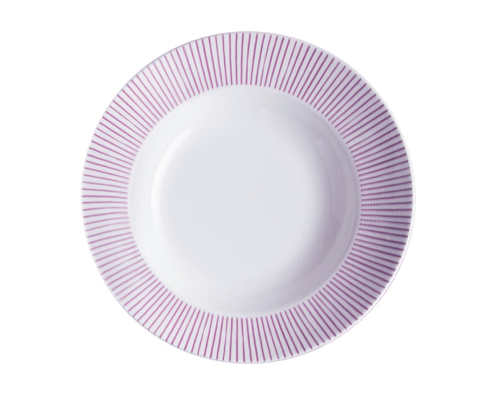 Cozy Pink 21-Piece Dinnerware Set