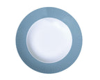 Cozy Blue 21-Piece Dinnerware Set