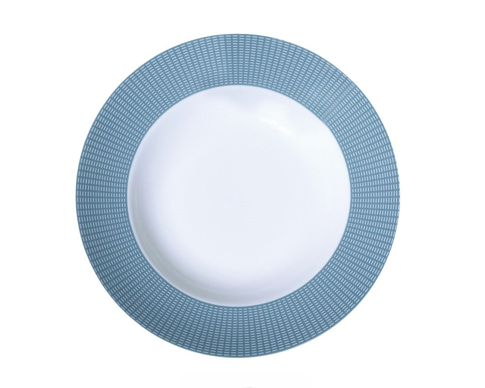 Cozy Blue 21-Piece Dinnerware Set