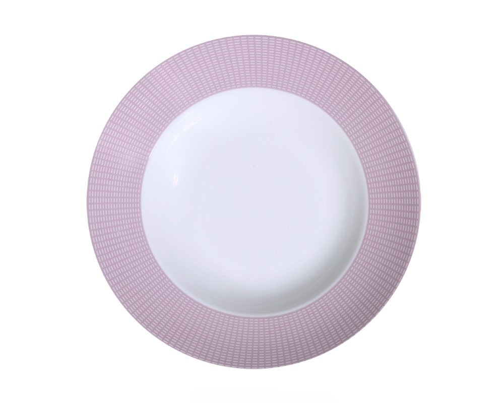 Cozy Pink 21-Piece Dinnerware Set