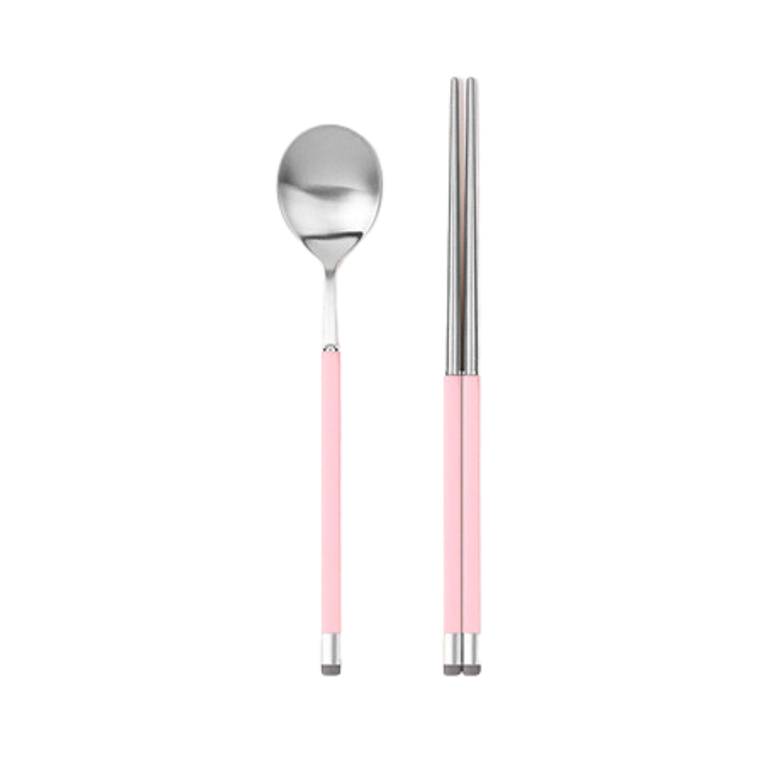 [Bogen] Kara Satin Korean Spoon & Chopstick Set