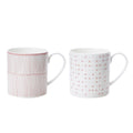 Retro Pink Mug Set (2pc)