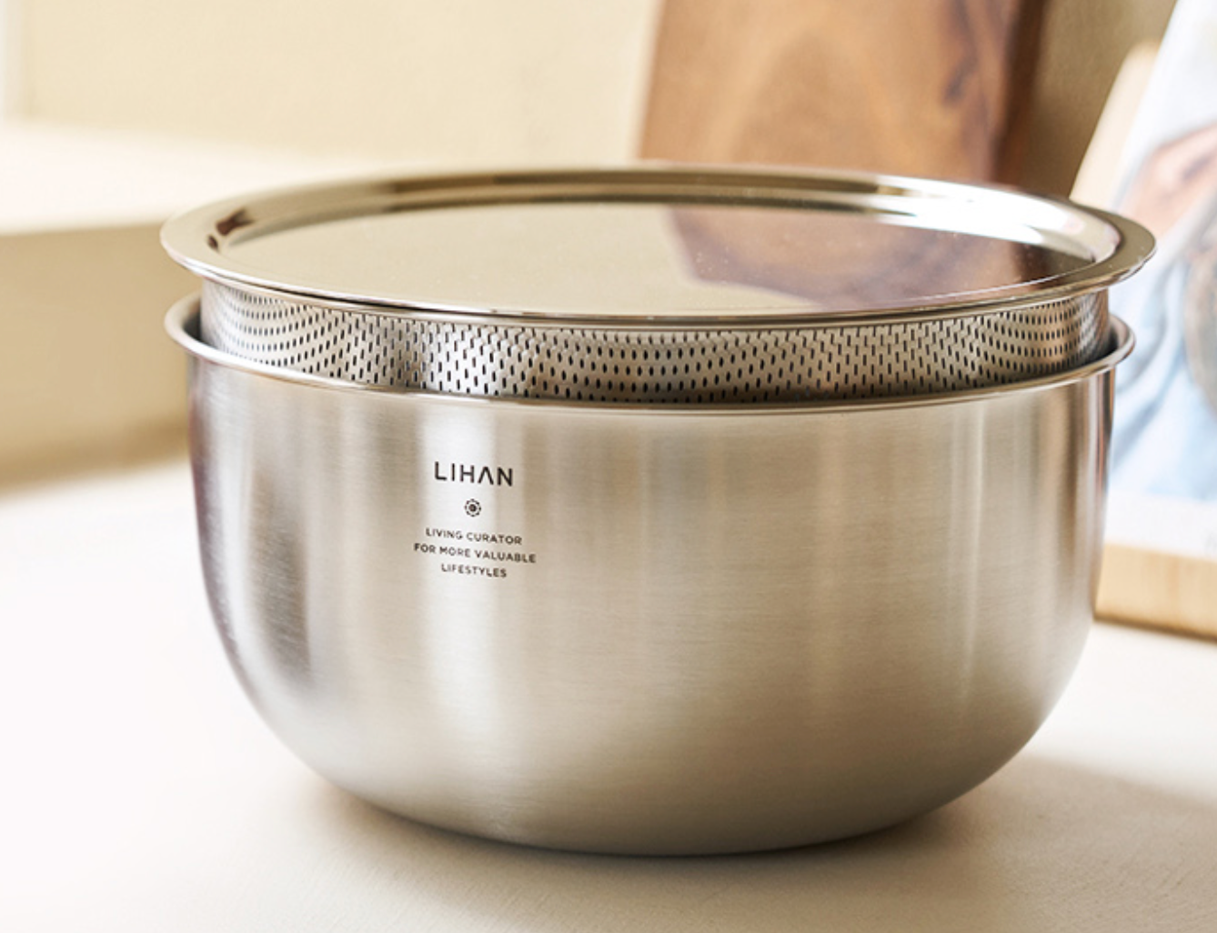 Lihan Stainless Steel Mixing Bowl