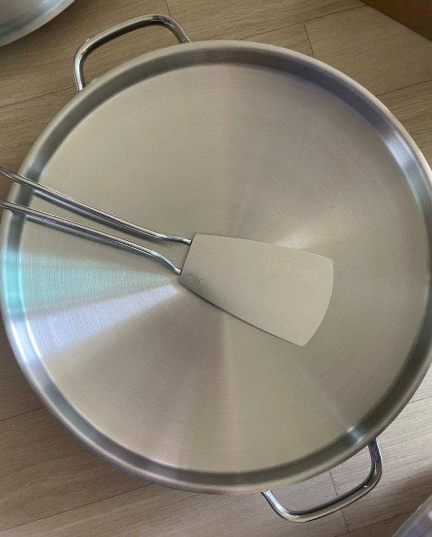 [Kuper] 30cm Steamer Pan - 짜글이 스텐팬
