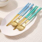 Bogen Sentier Gold Flatware
