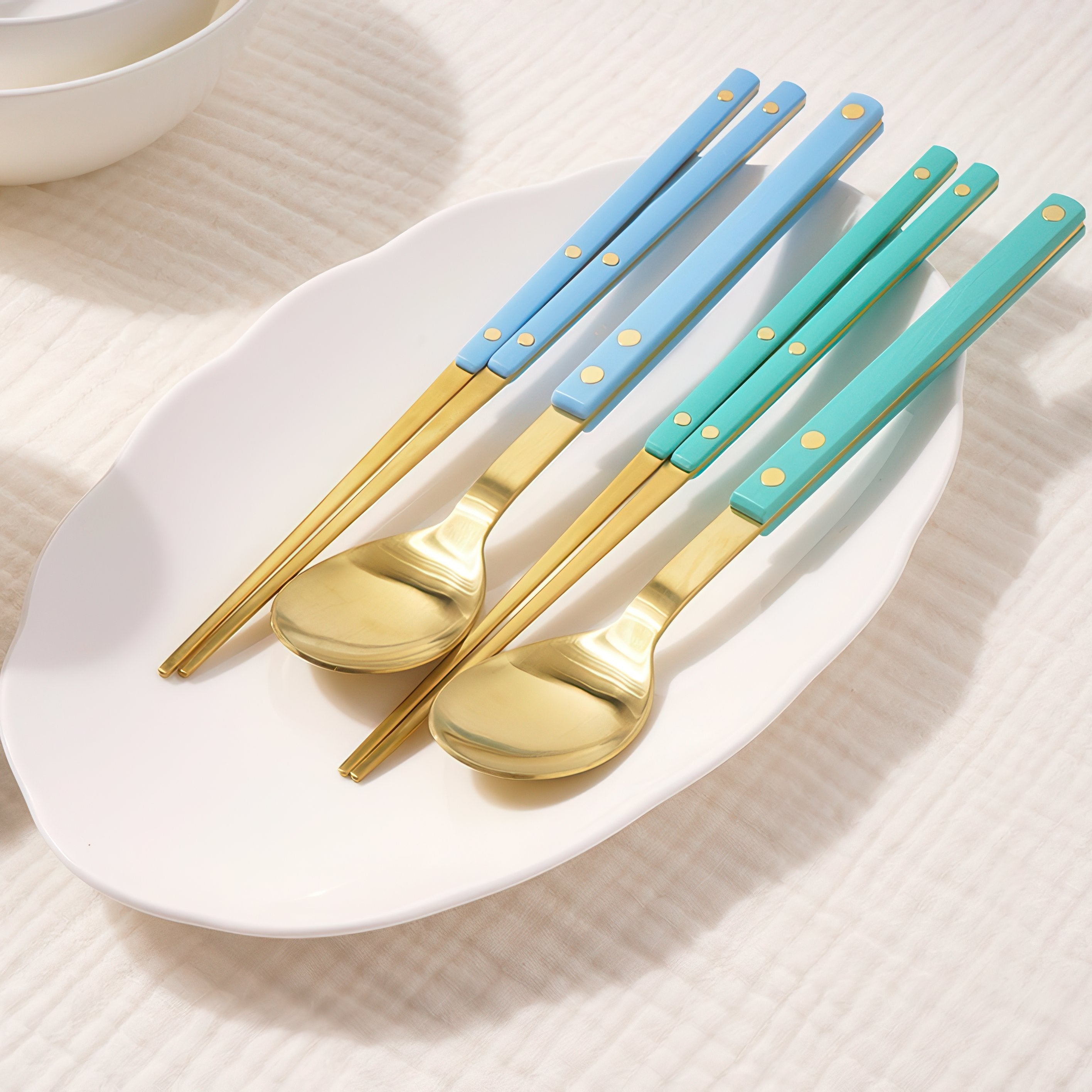 Bogen Sentier Gold Flatware