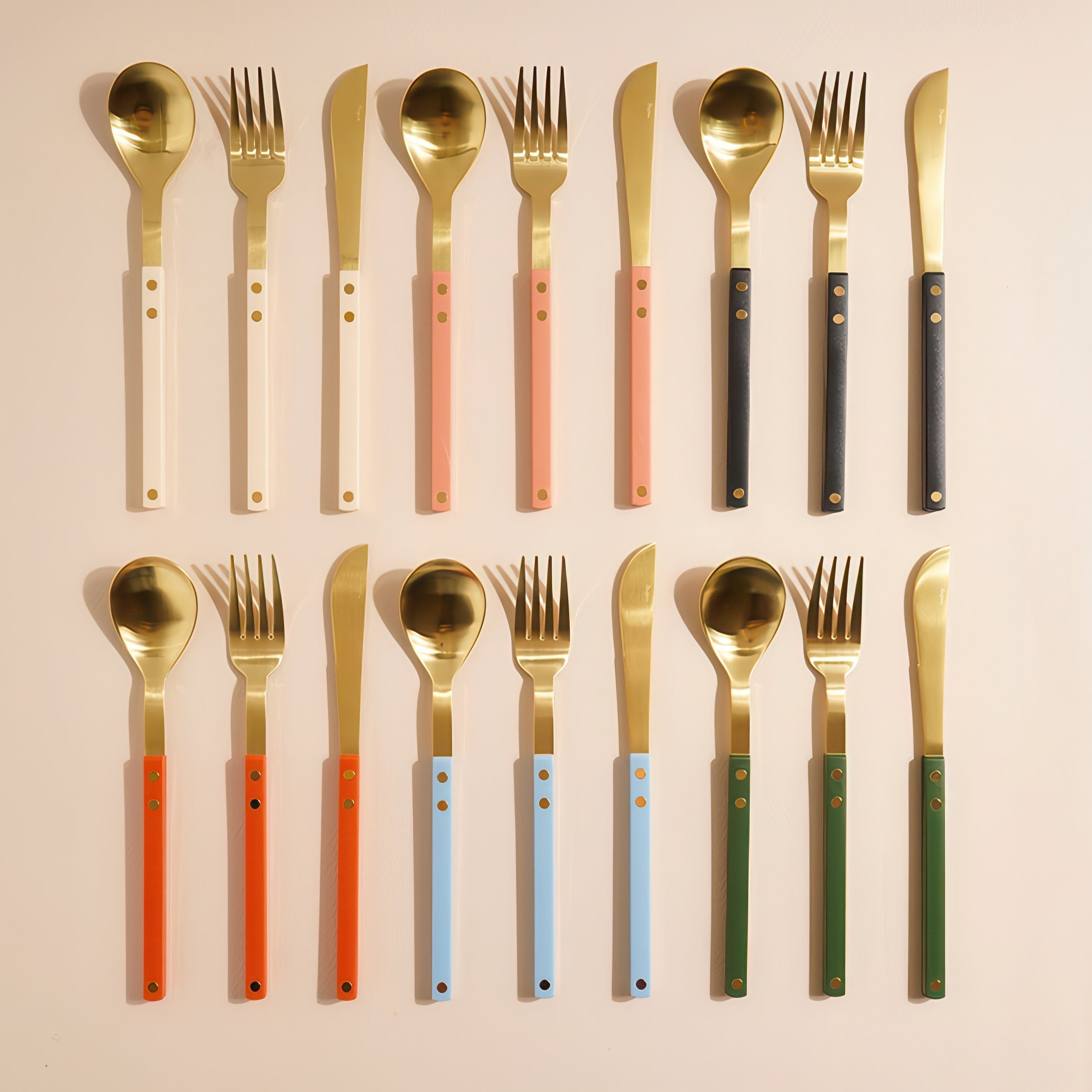 Bogen Sentier Gold Flatware
