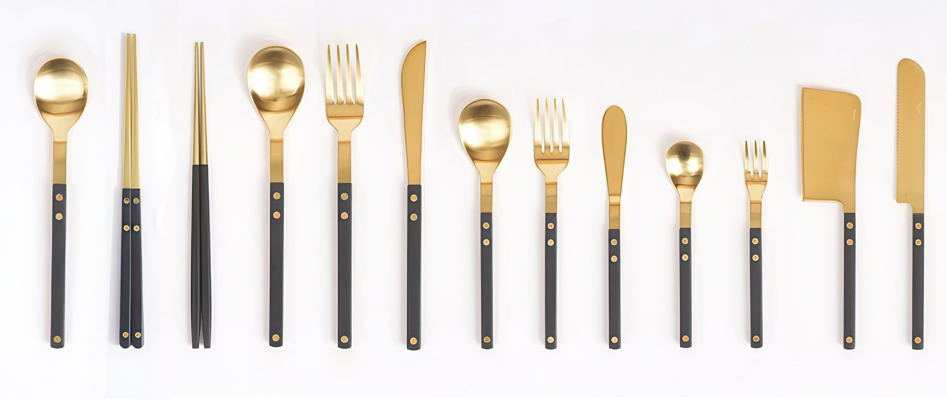Bogen Sentier Gold Flatware