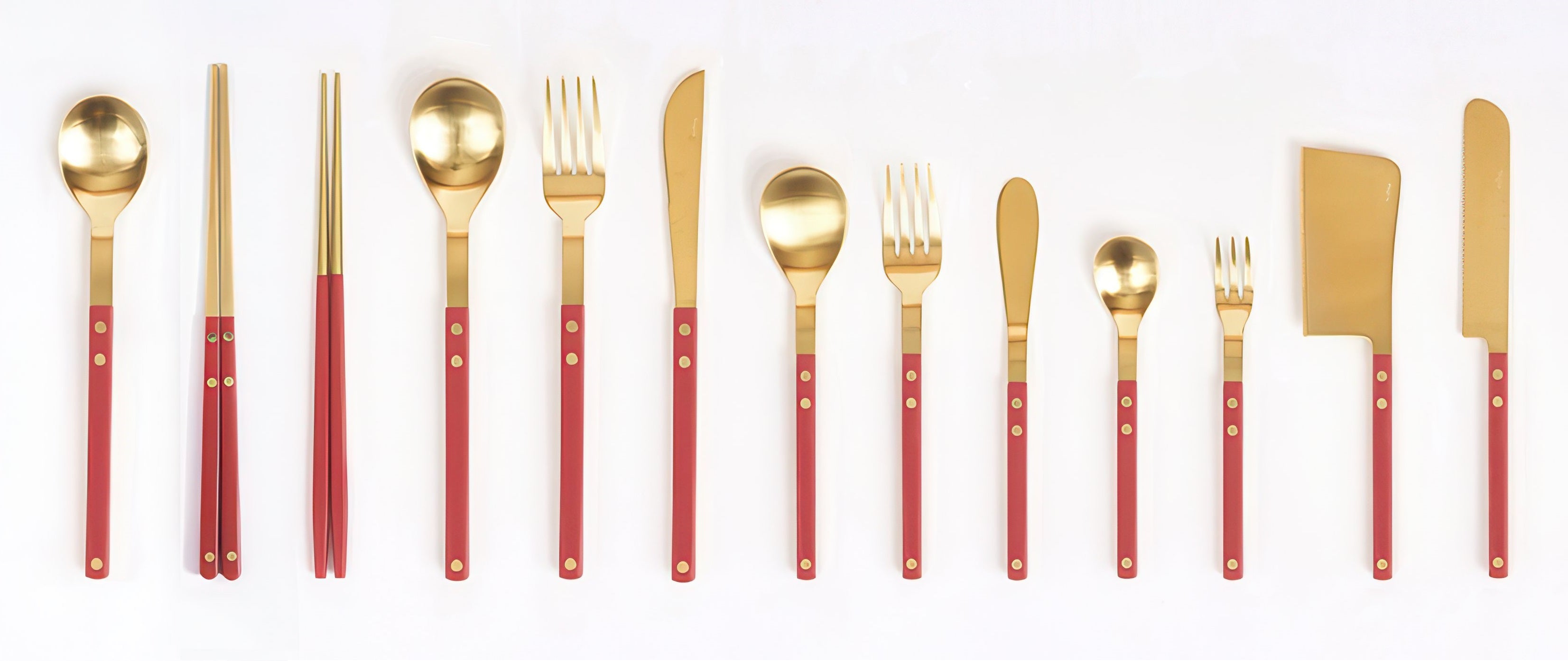 Bogen Sentier Gold Flatware