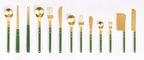 Bogen Sentier Gold Flatware