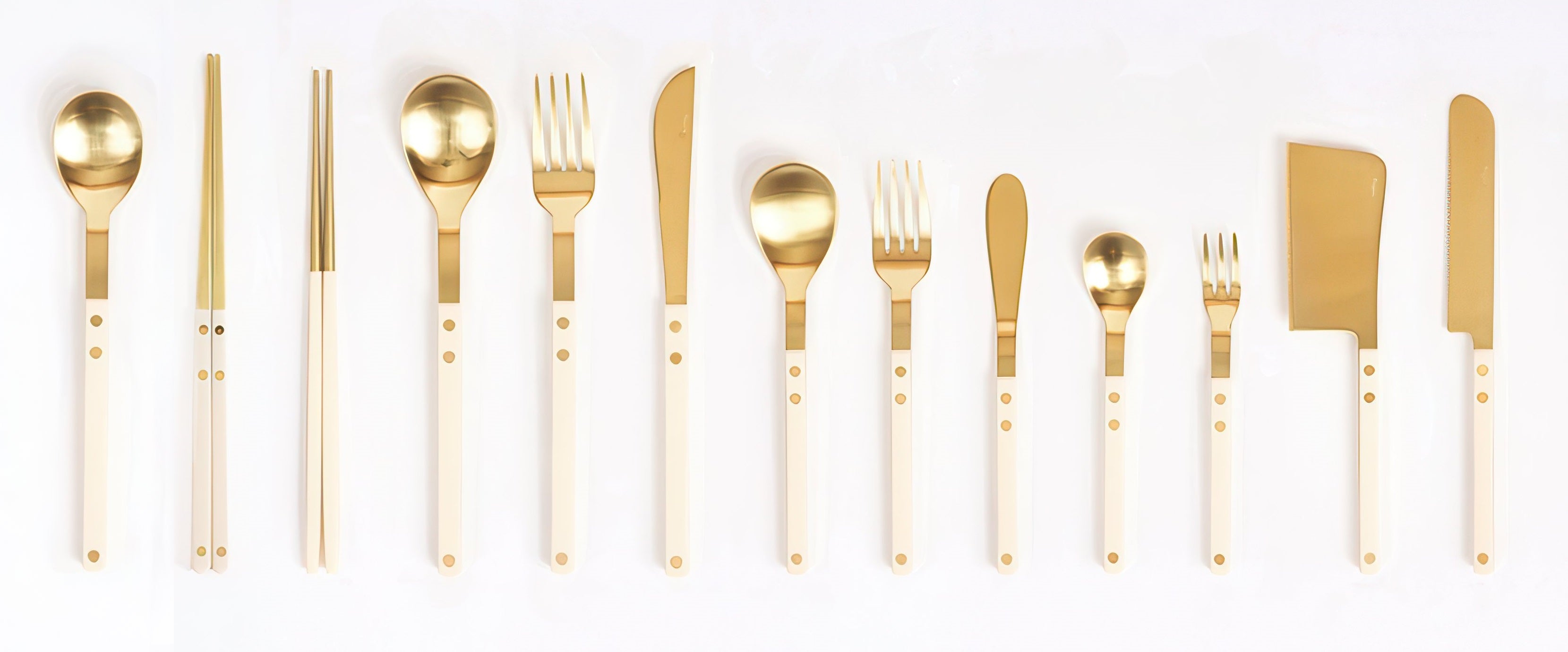 Bogen Sentier Gold Flatware