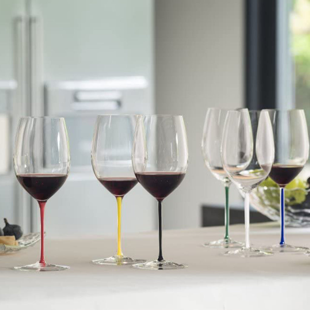 [Riedel] Fatto A Mano Cabernet Wine Glass, Green (IN STOCK)