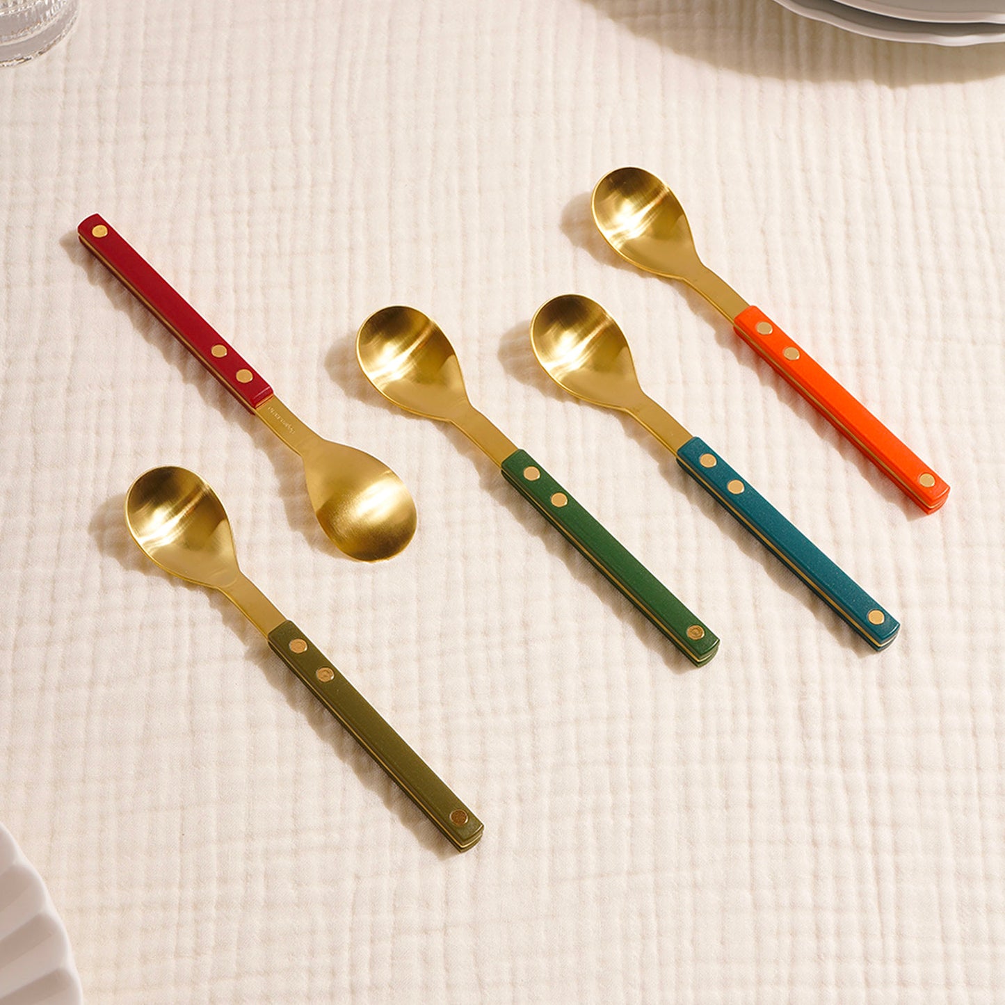 [Bogen] Sentier Gold Tea Fork - Tea Spoon