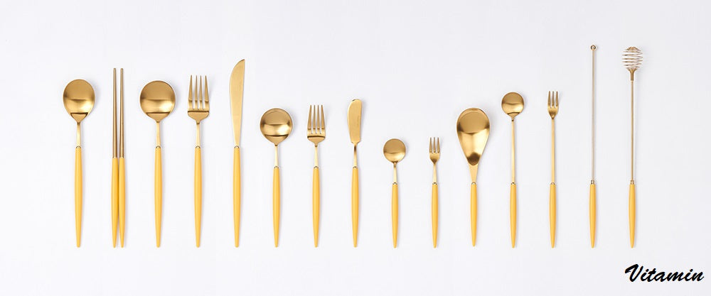 [Bogen] Bijou Gold Korean Soup Spoon
