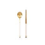 [Bogen] Kara Gold Korean Spoon & Chopstick Set