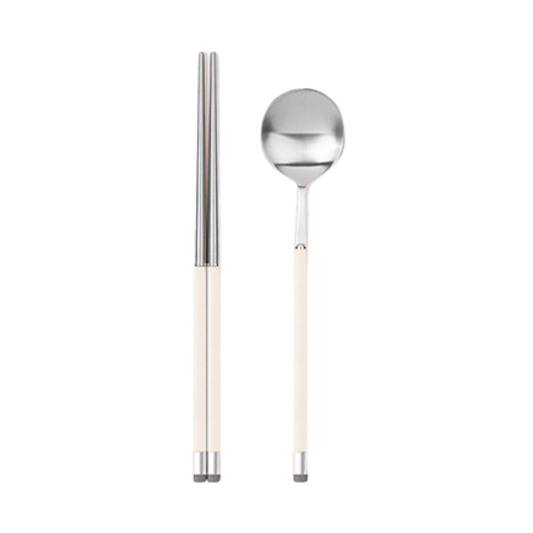 [Bogen] Kara Satin Dinner Spoon & Chopsticks Set