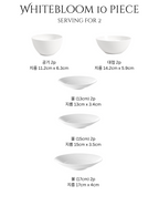 Whitebloom - Dinnerware Set (10pc)
