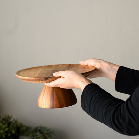 [Chabatree] Cake Stand - Acacia Wood