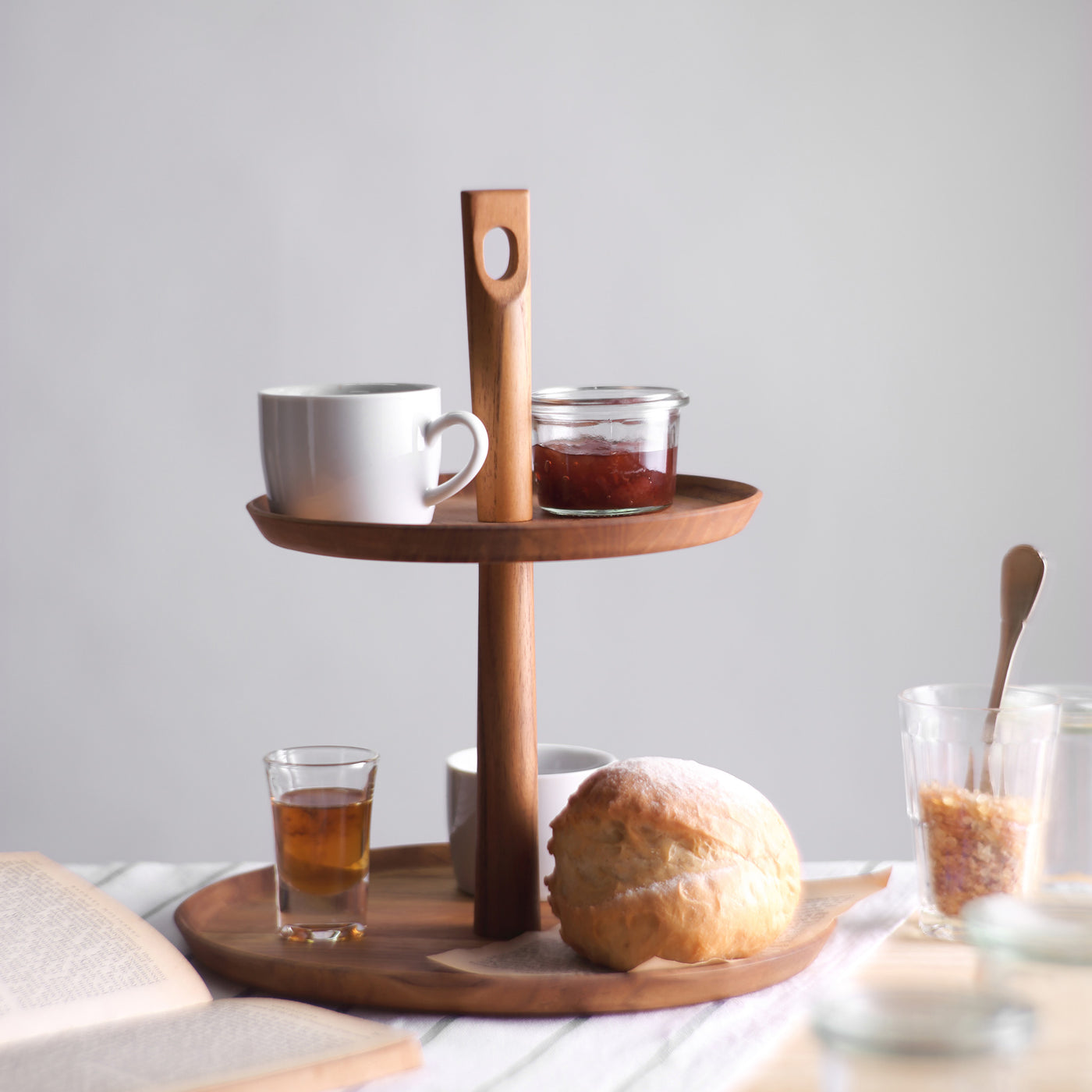 [Chabatree] Blanche 2 Tier Cake Stand (Small)