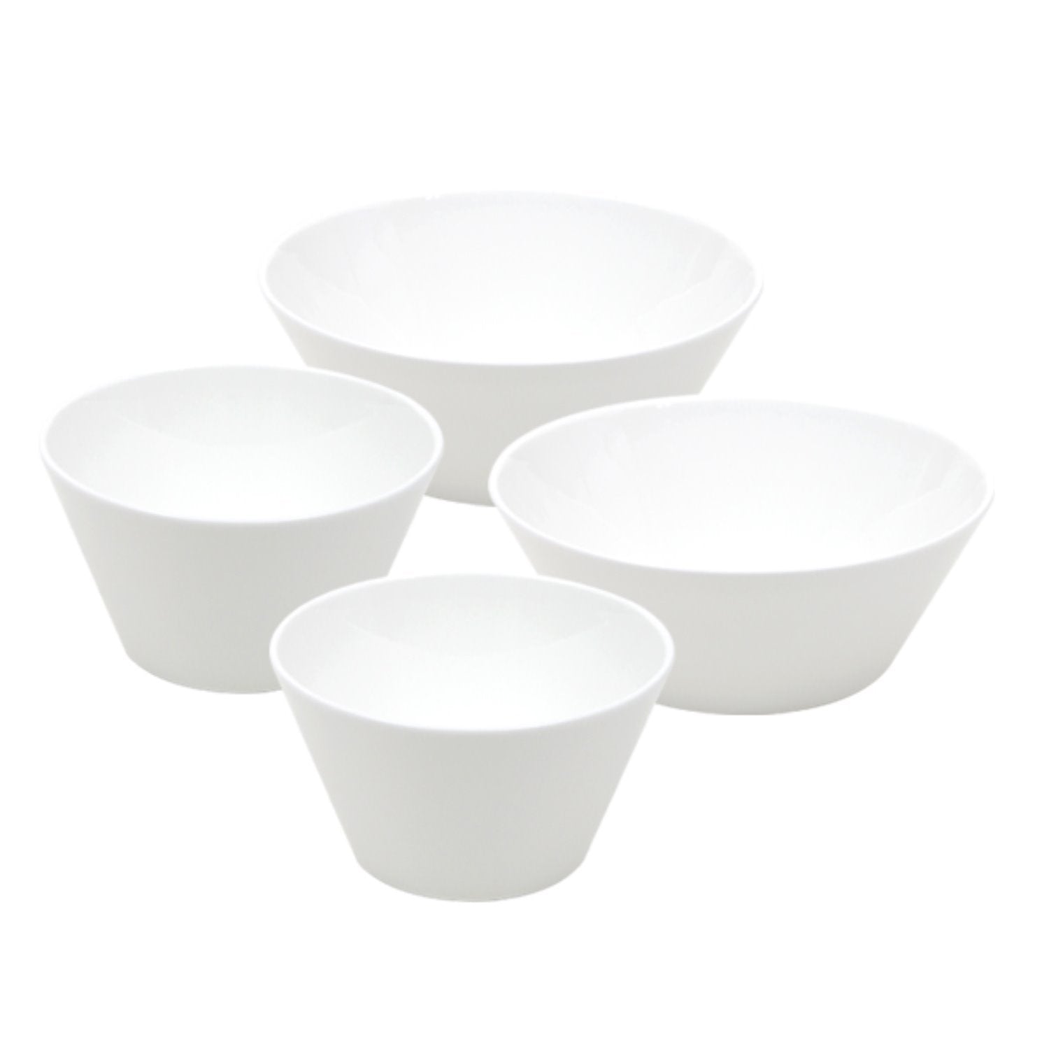 [Simple Design]  Moon 4pc set(2 Soup bowl, 2 Rice bowl)