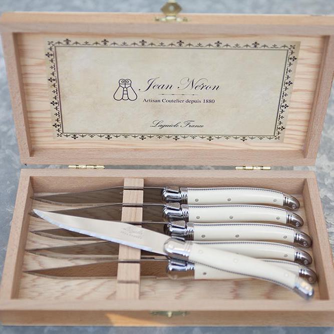 [Laguiole Jean Neron] Laguiole France Jean Neron Steak Knife 6 Piece Set