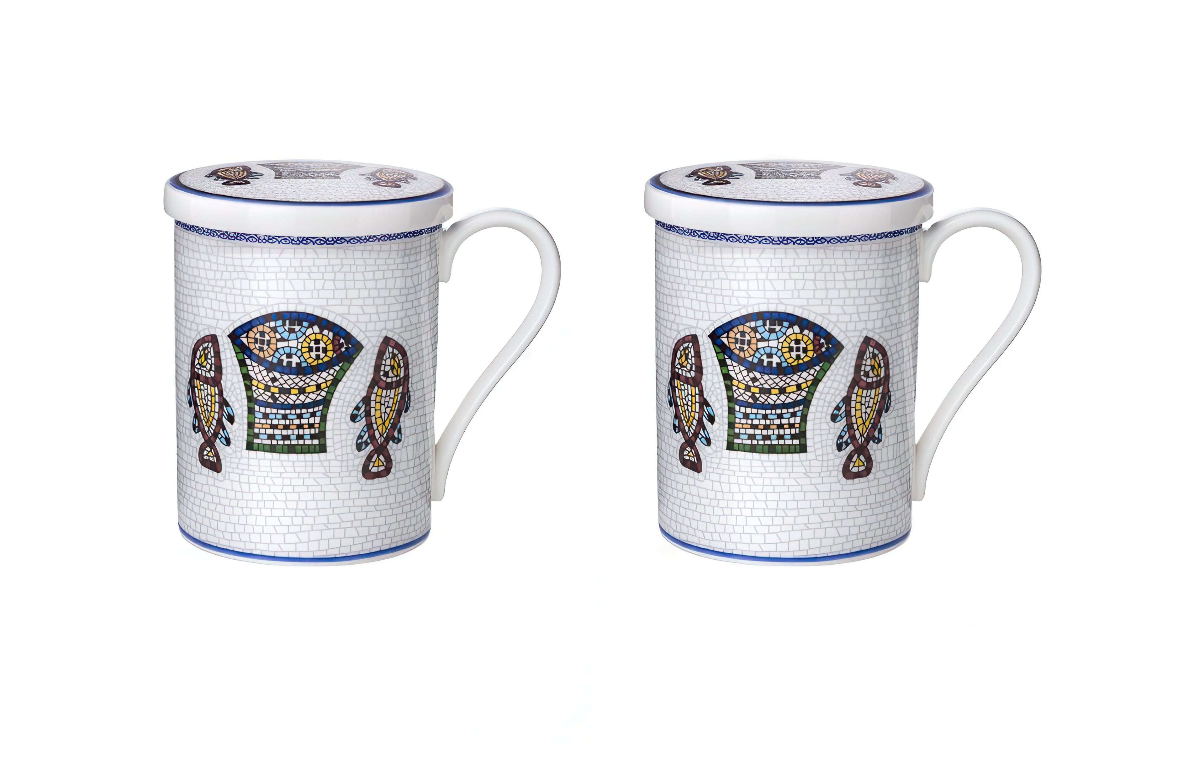 Five Loaves & 2 Fish - Mug Set with Lids