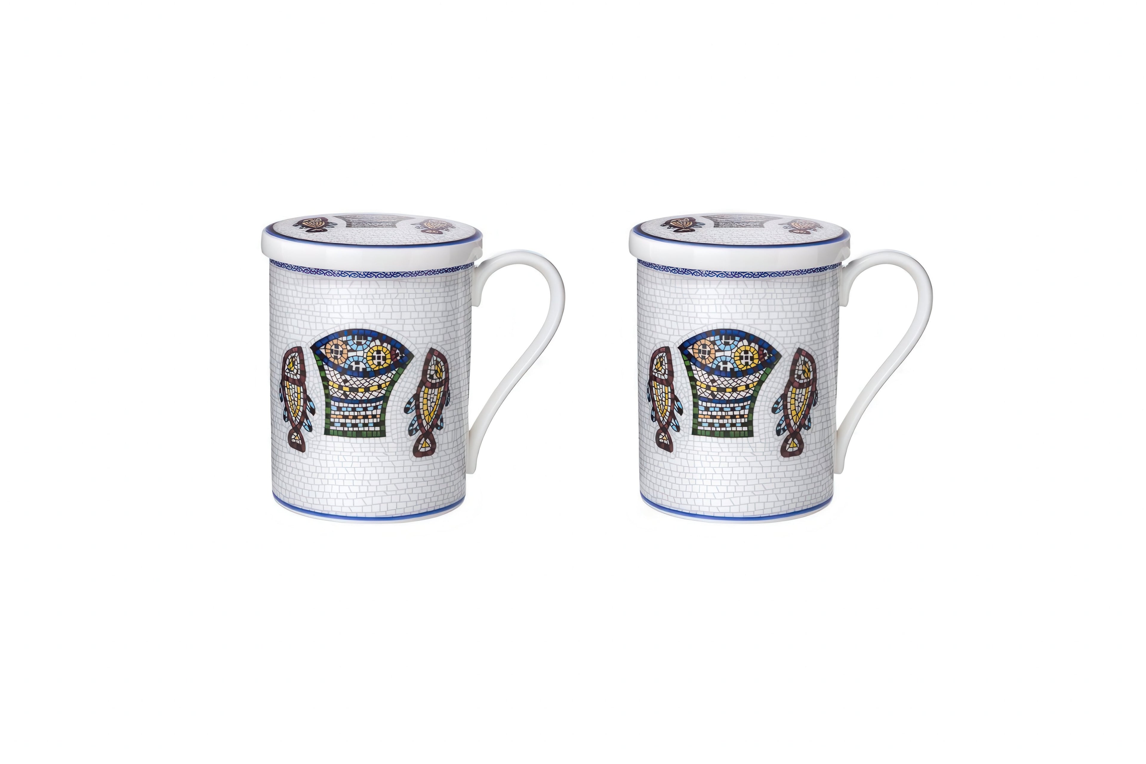 Five Loaves & 2 Fish - Mug Set with Lids