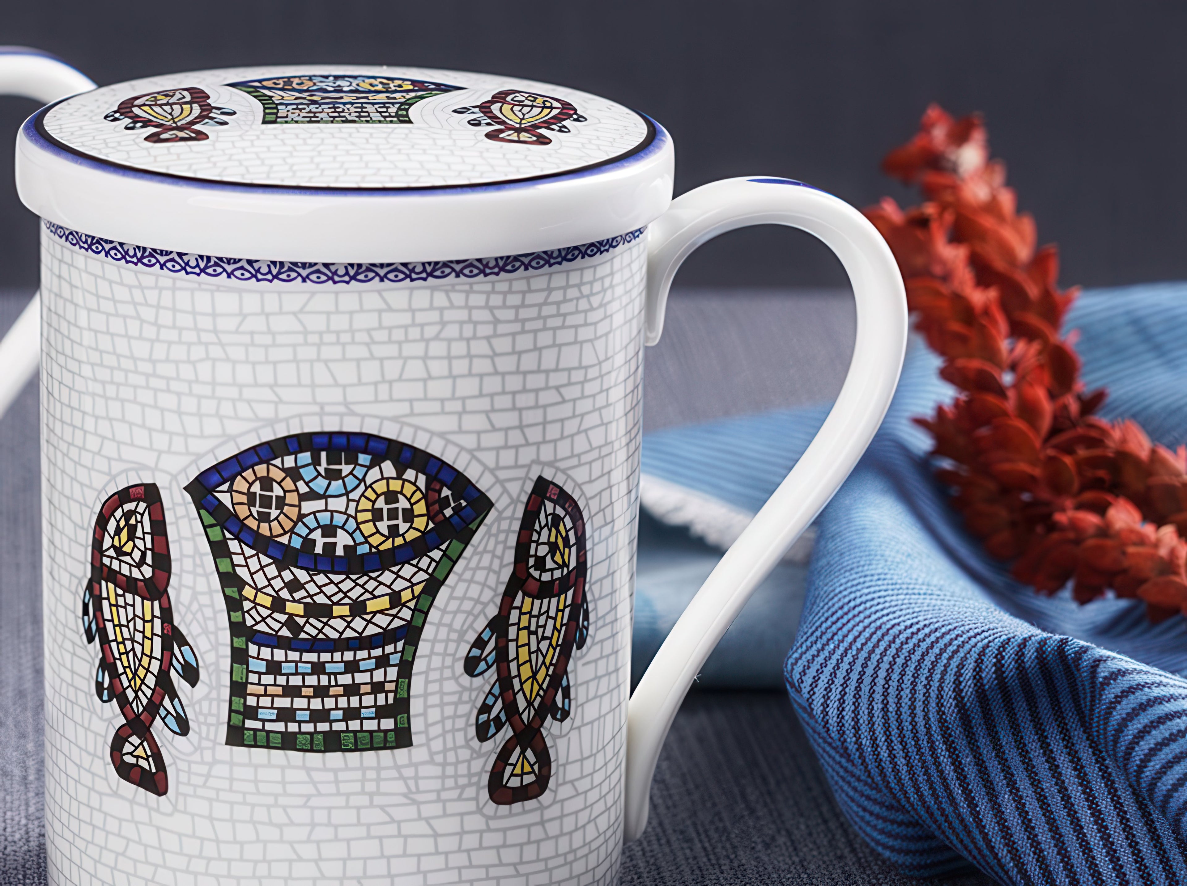 Five Loaves & 2 Fish - Mug Set with Lids