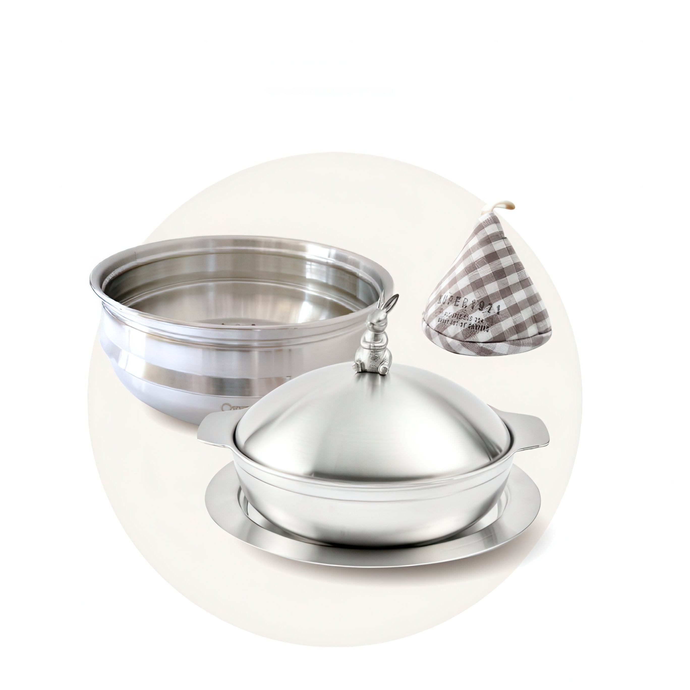 KUPER Bunny Pot – Steamer Pot Set (4pc)