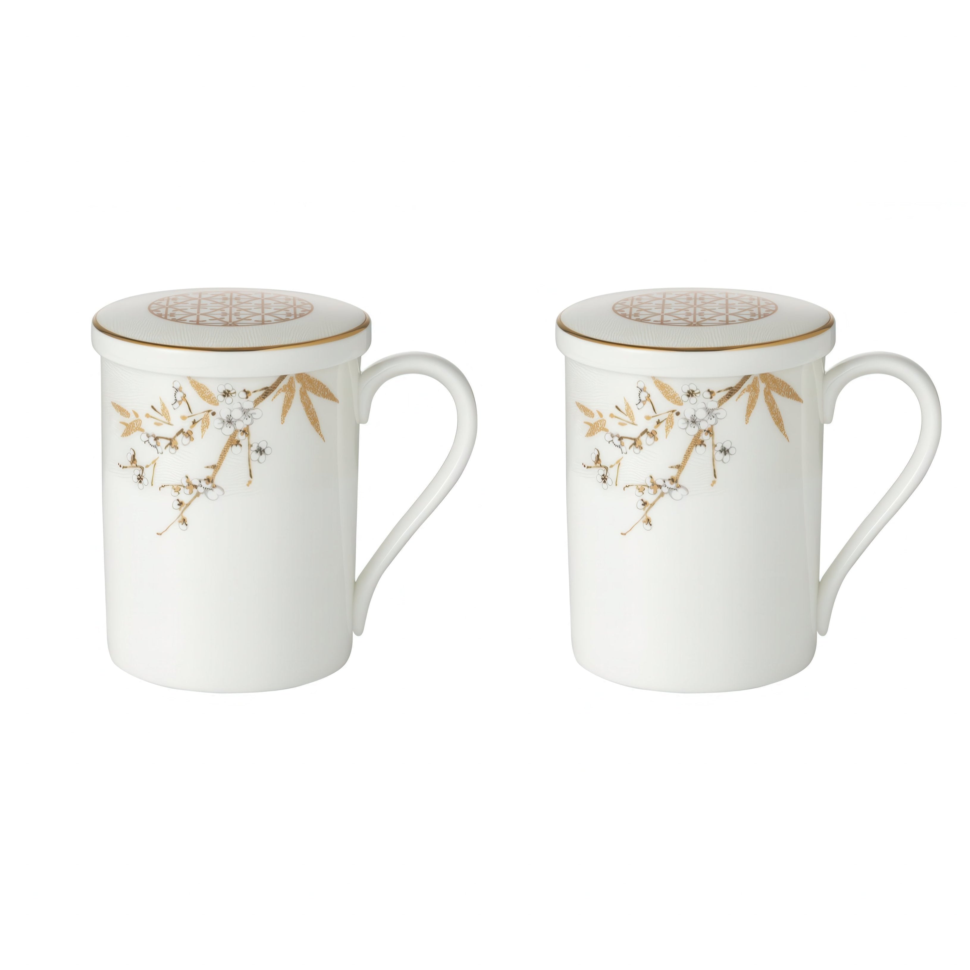 Wolyasamchung Mug Set with Lids (4pc)