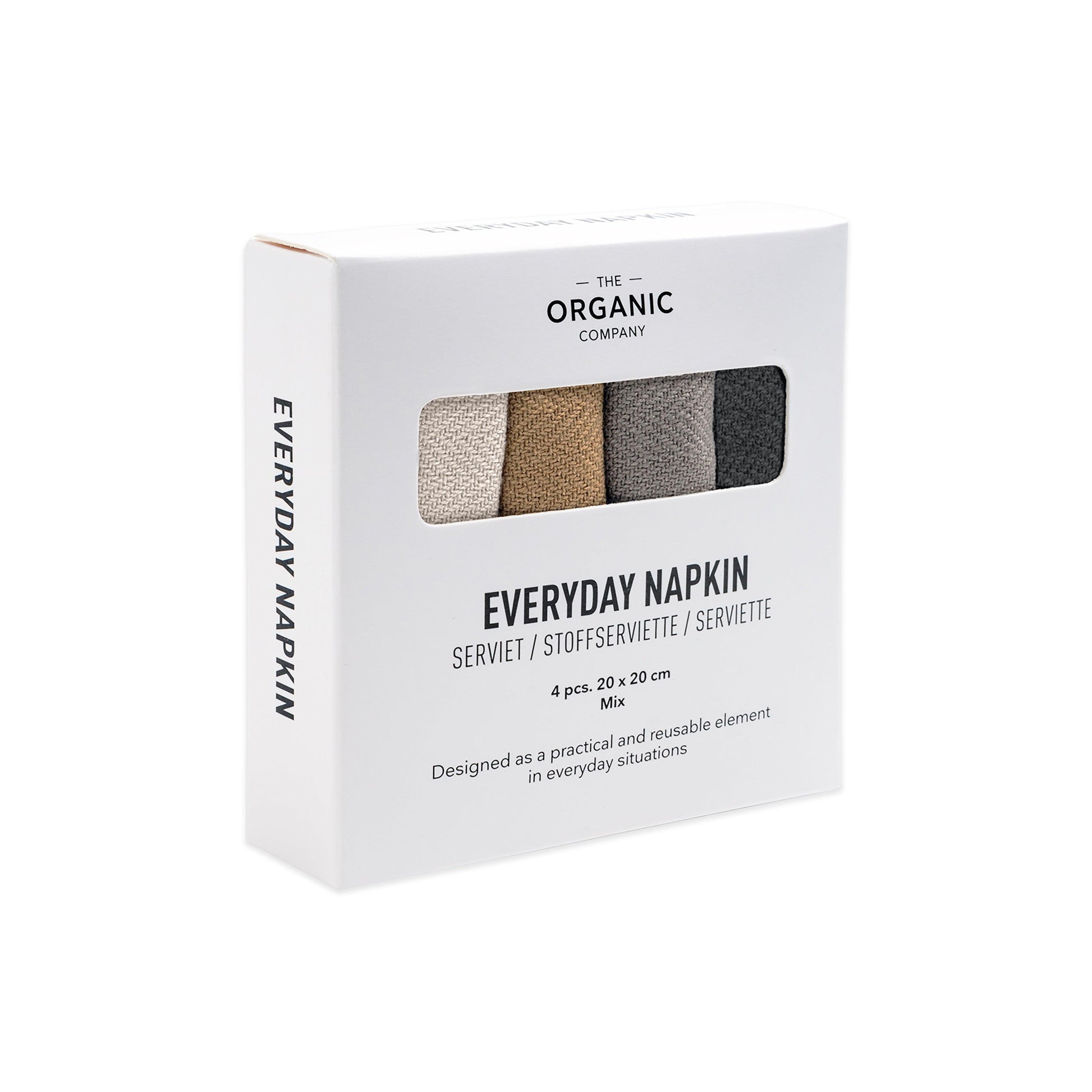 [The Organic Company] Everyday Napkin, 4pcs in a box - HANKOOK