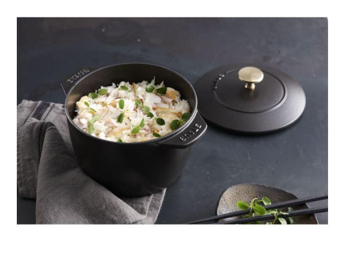 [Staub] Cast Iron - Specialty Items 1.5 QT, Petite French Oven, Black Matte - HANKOOK