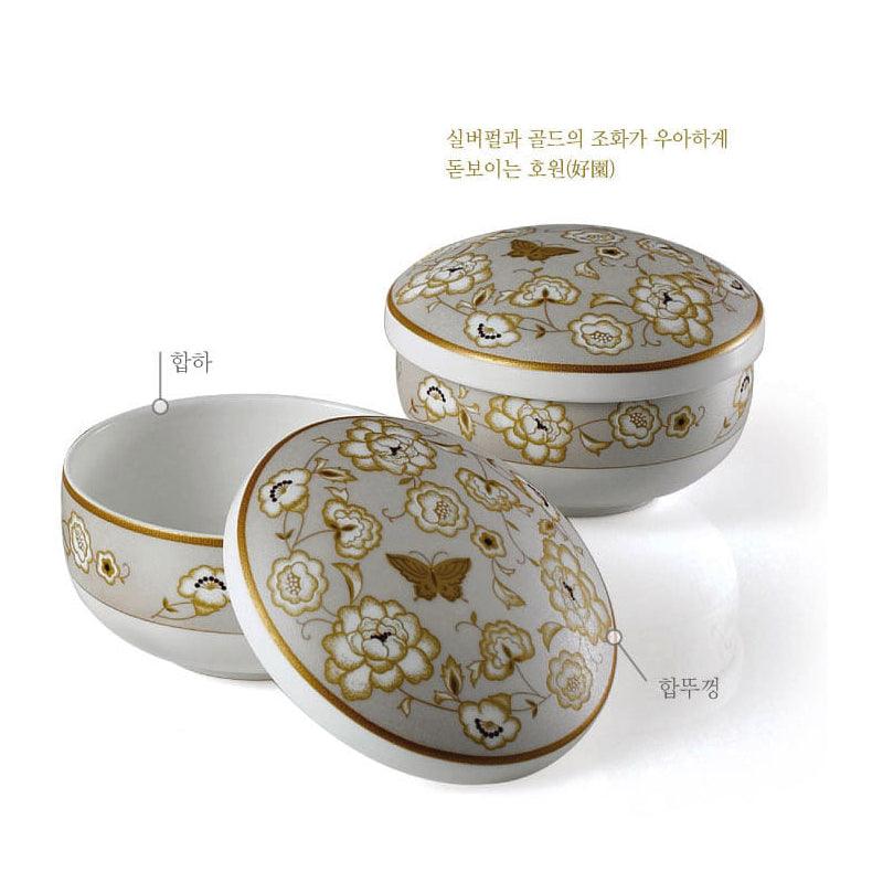 [Howon] 16-Piece Dinnerware Set (Serving for 2) - HANKOOK