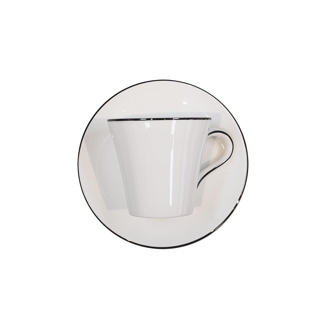 [Platinum Edge] Espresso Cup & Saucer - HANKOOK