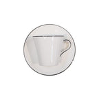[Platinum Edge] Espresso Cup & Saucer - HANKOOK