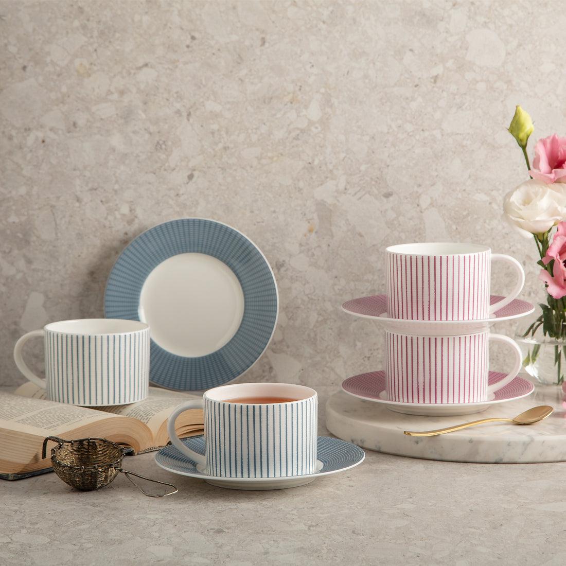 Cozy Blue 4-Piece Coffee Set – Hankook Chinaware USA
