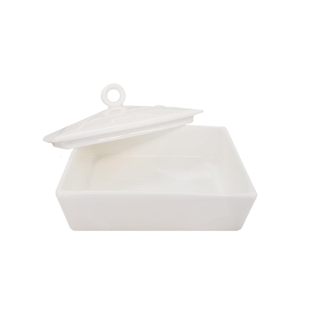 [Marrackech] Rectangular Bowl, with Cover - HANKOOK