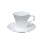 [Simple Design] White Espresso Cup & Saucer - HANKOOK