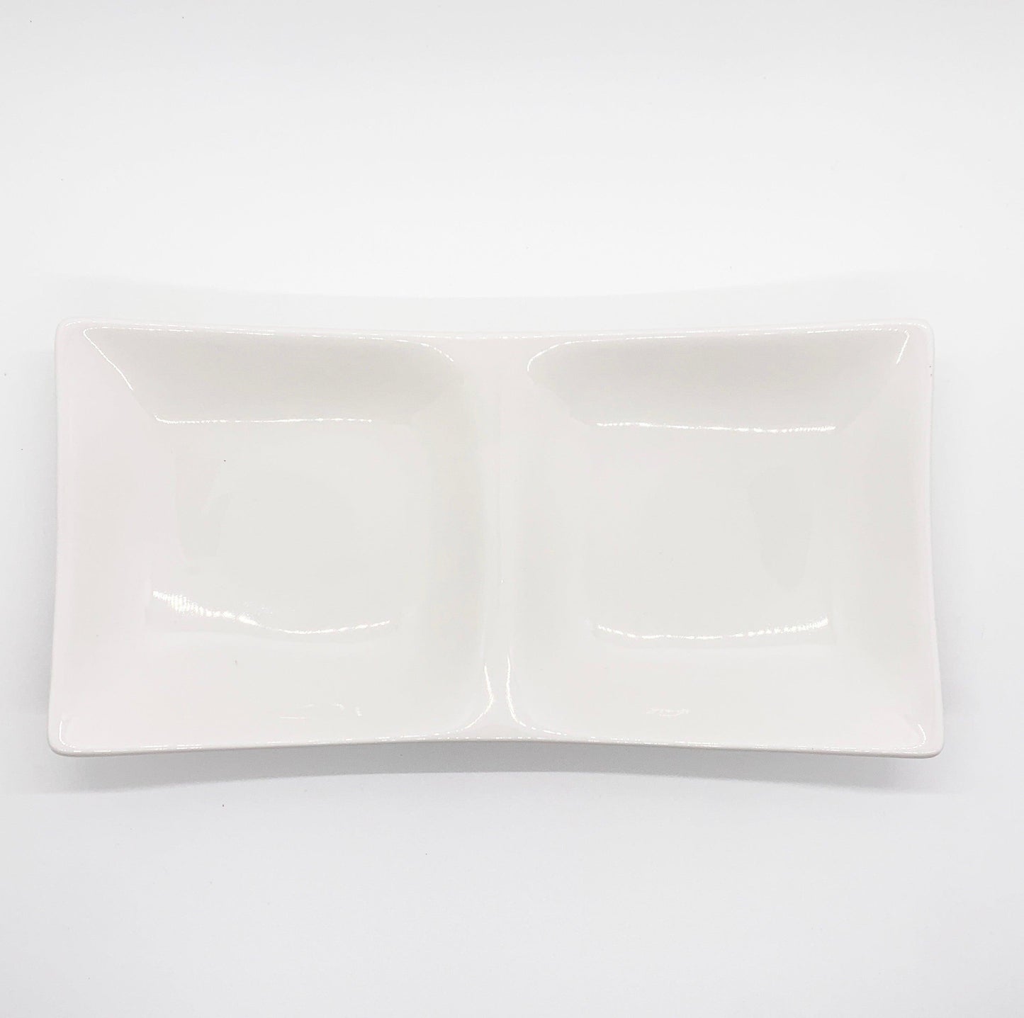 [Simple Design] 2 Divided Plate for side dishes - HANKOOK