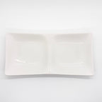 [Simple Design] 2 Divided Plate for side dishes - HANKOOK