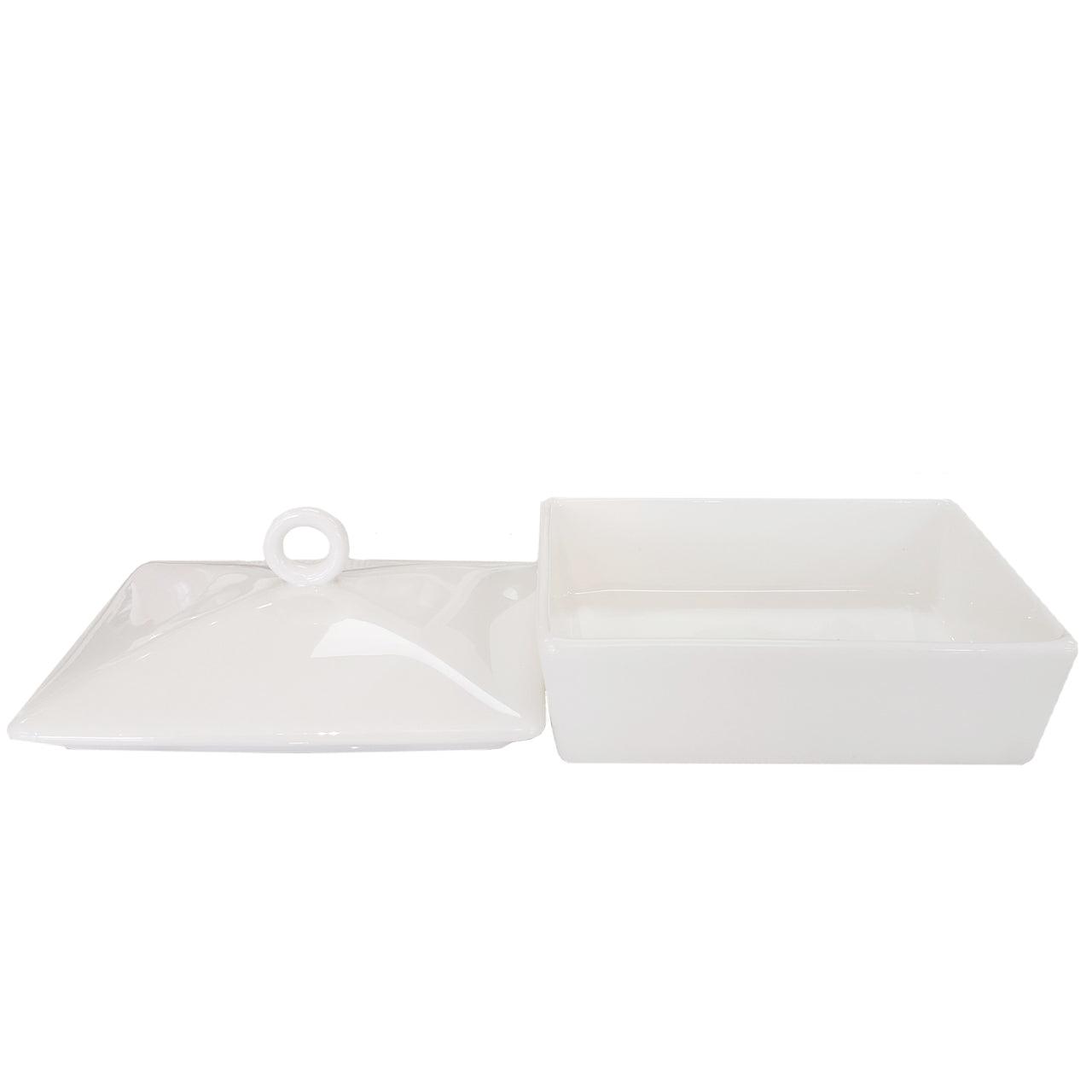 [Marrackech] Rectangular Bowl, with Cover - HANKOOK